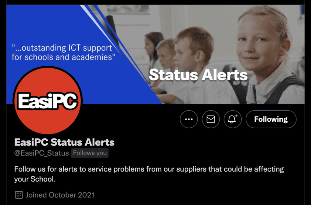 Status Alerts